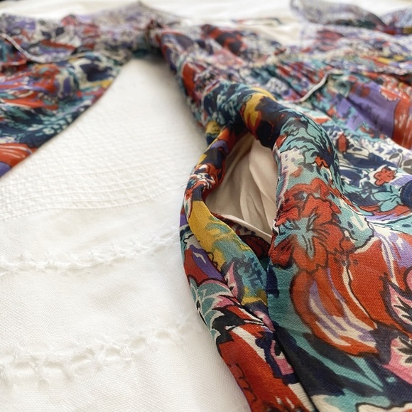 Maeve by Anthropologie Annabella Bohemian Chiffon Maxi Dress - 8 - Picture 7 of 9